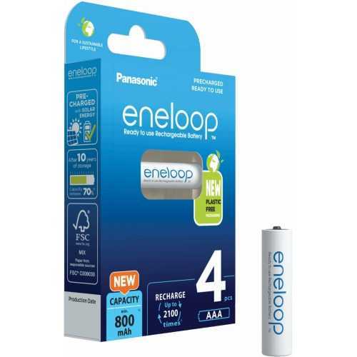 Panasonic Sada nabíjecích baterií BK-4MCDE/4BE 800mAh Ni-MH Eneloop AAA-Panasonic