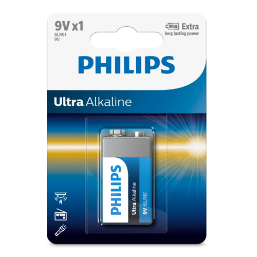 Philips Baterie 9 V Ultra Alkaline-Philips