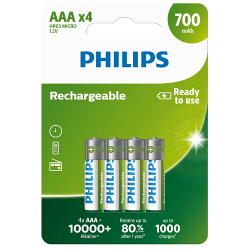 Philips Nabíjecí baterie AAA 1