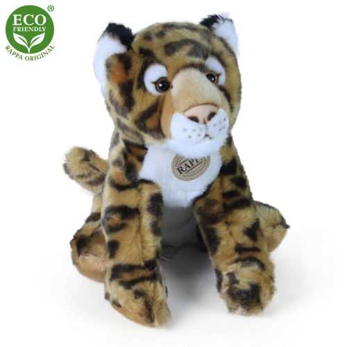 Plyšový leopard sedící 30 cm ECO-FRIENDLY-Rappa