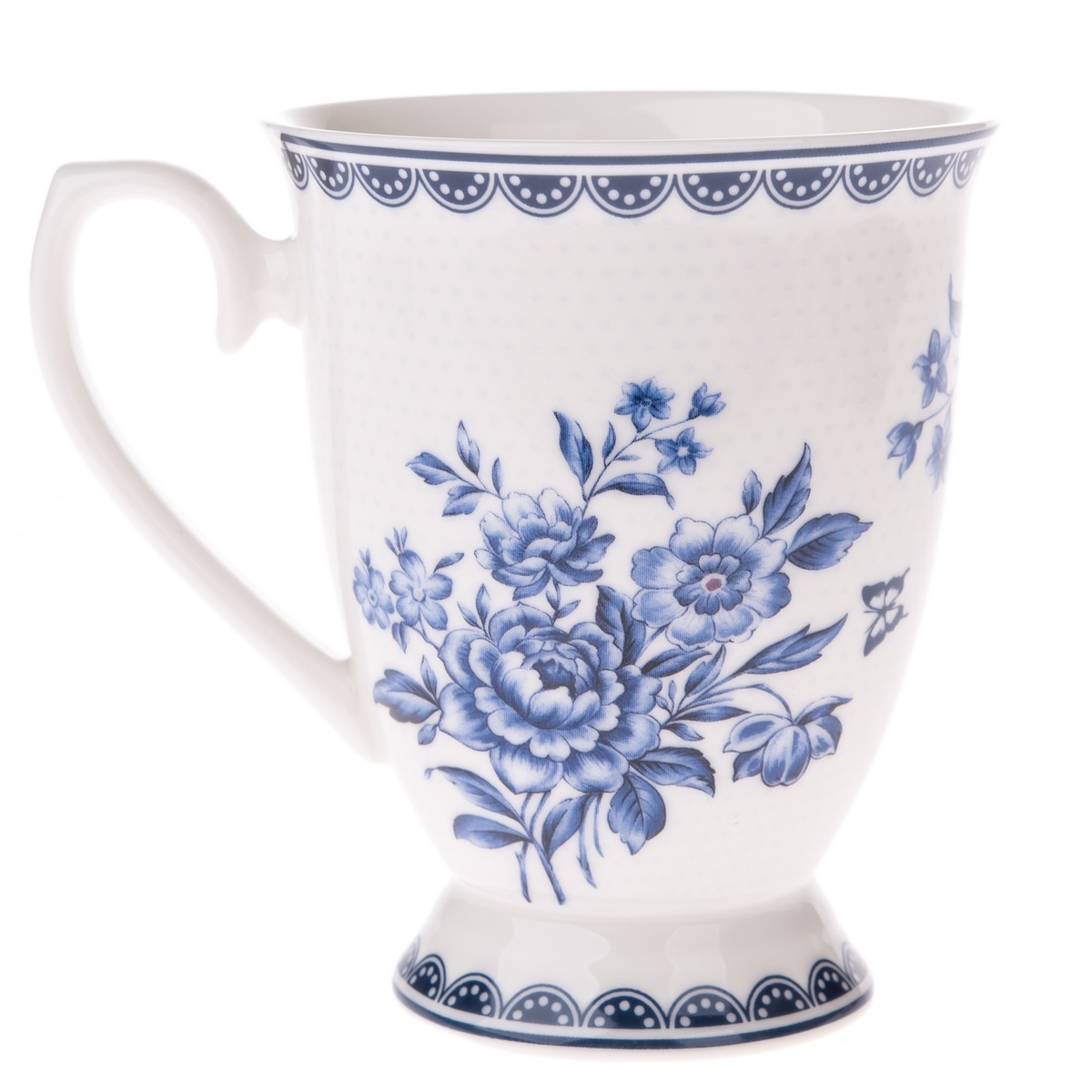 Porcelánový hrnek Blue Rose