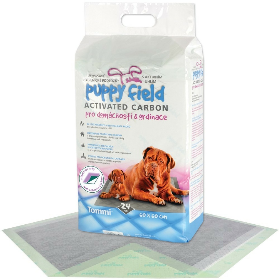 Puppy Field Carbon s aktivním uhlím pads 24ks/16-