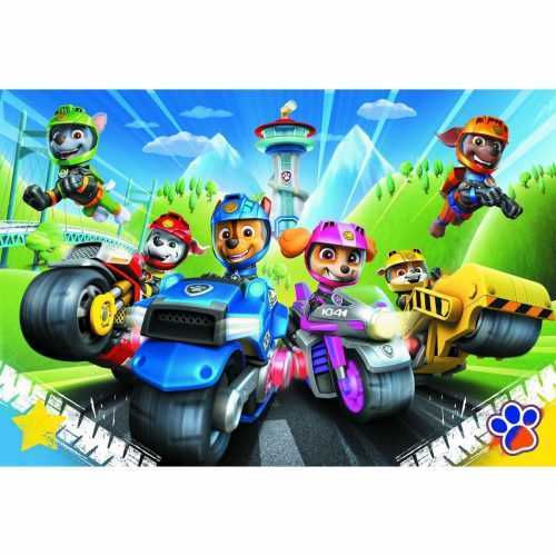 Puzzle Tlapková patrola na motorkách/Paw patrol 100 dílků 41x27