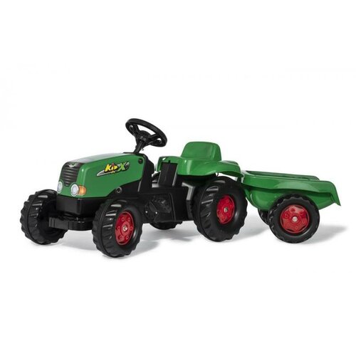 RollyToys Šlapací traktor Rolly Kid s vlečkou