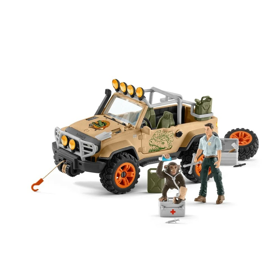 Schleich 42410 4 x 4 terénní auto s navijákem-Schleich