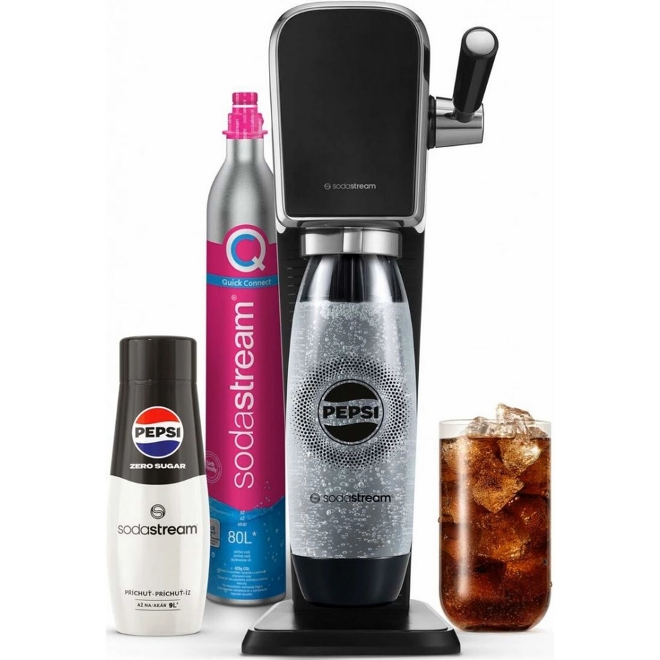 SodaStream Art Black Pepsi Zero Mpack výrobník perlivé vody-Sodastream