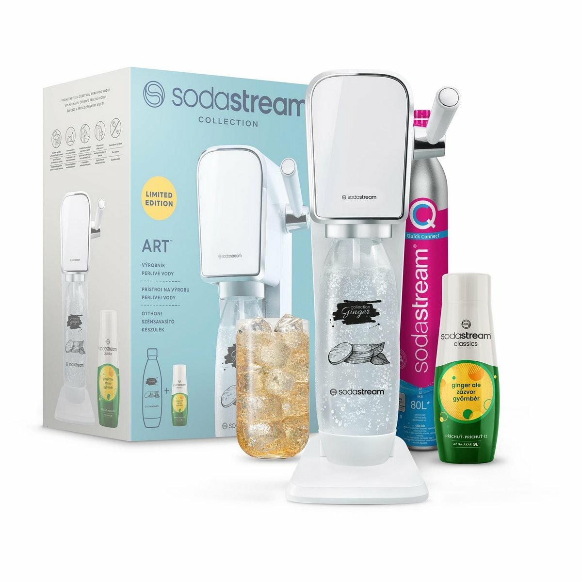 Sodastream Art White Ginger Ale Mpack výrobník perlivé vody-Sodastream