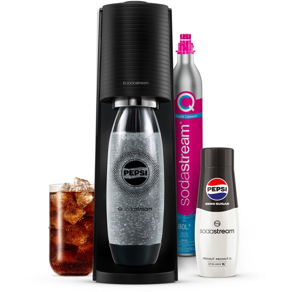 Sodastream Terra Black Pepsi Zero Mpack výrobník perlivé vody-Sodastream