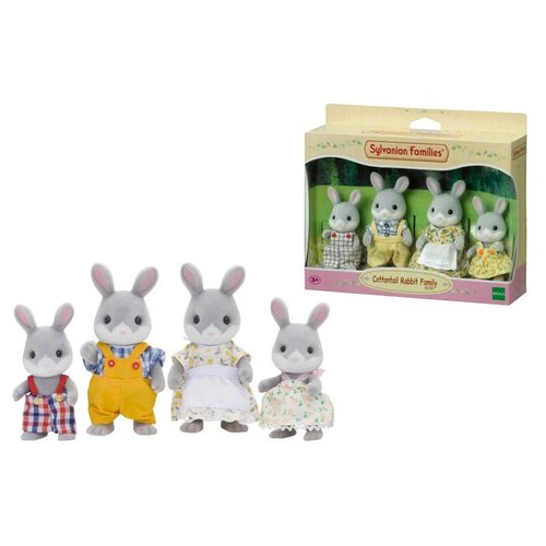 Sylvanian Families Rodina šedých králíků-Sylvanian Families