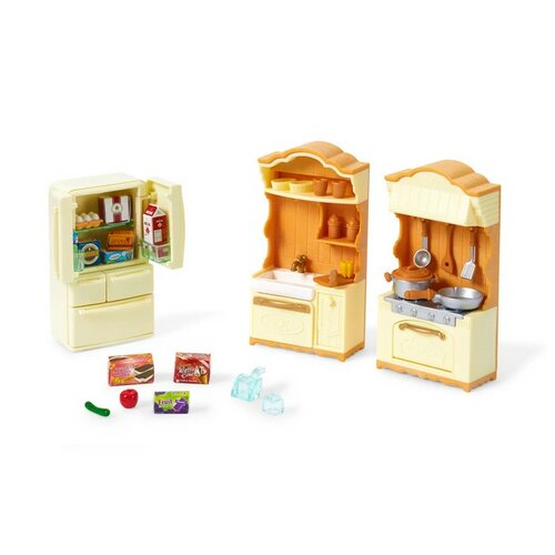 Sylvanian Families set - kuchyňská linka s ledničkou-Sylvanian Families