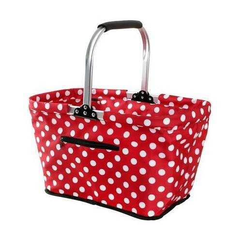 Toro Skládací nákupní košík Dots 48 x 28 x 28 cm-Toro