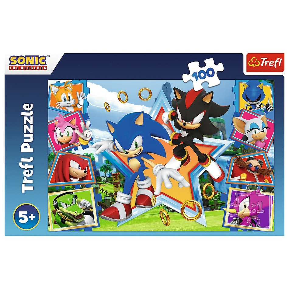 Trefl Puzzle Sonic Seznamte se s ježkem