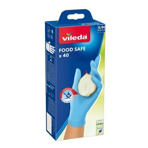 Vileda Food Safe rukavice S/M 40 ks-Vileda