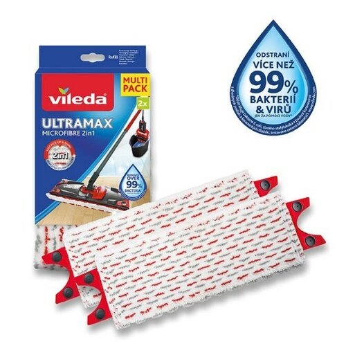 Vileda Ultramax Microfibre 2v1 náhrada 2ks-Vileda