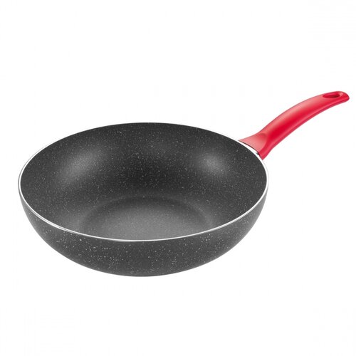 Wok Tescoma MANICO ROSSO pr. 28 cm-Tescoma