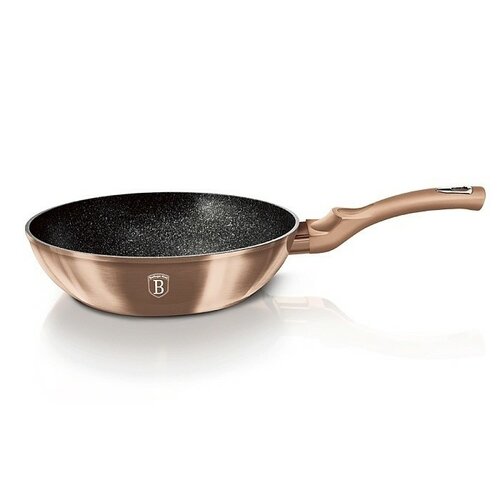 Wok s mramorovým povrchem 30 cm Rosegold Metallic Line-Berlinger Haus