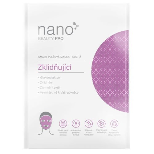 nanoBeauty Zklidňující nanovlákenná maska-