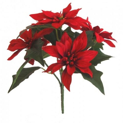 Umělá kytice Poinsettie